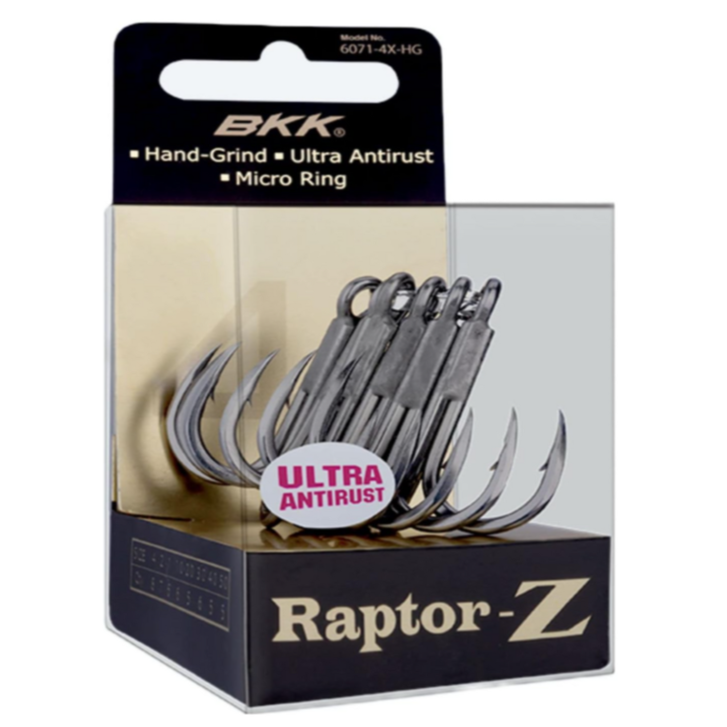 BKK Raptor Z Treble Hooks