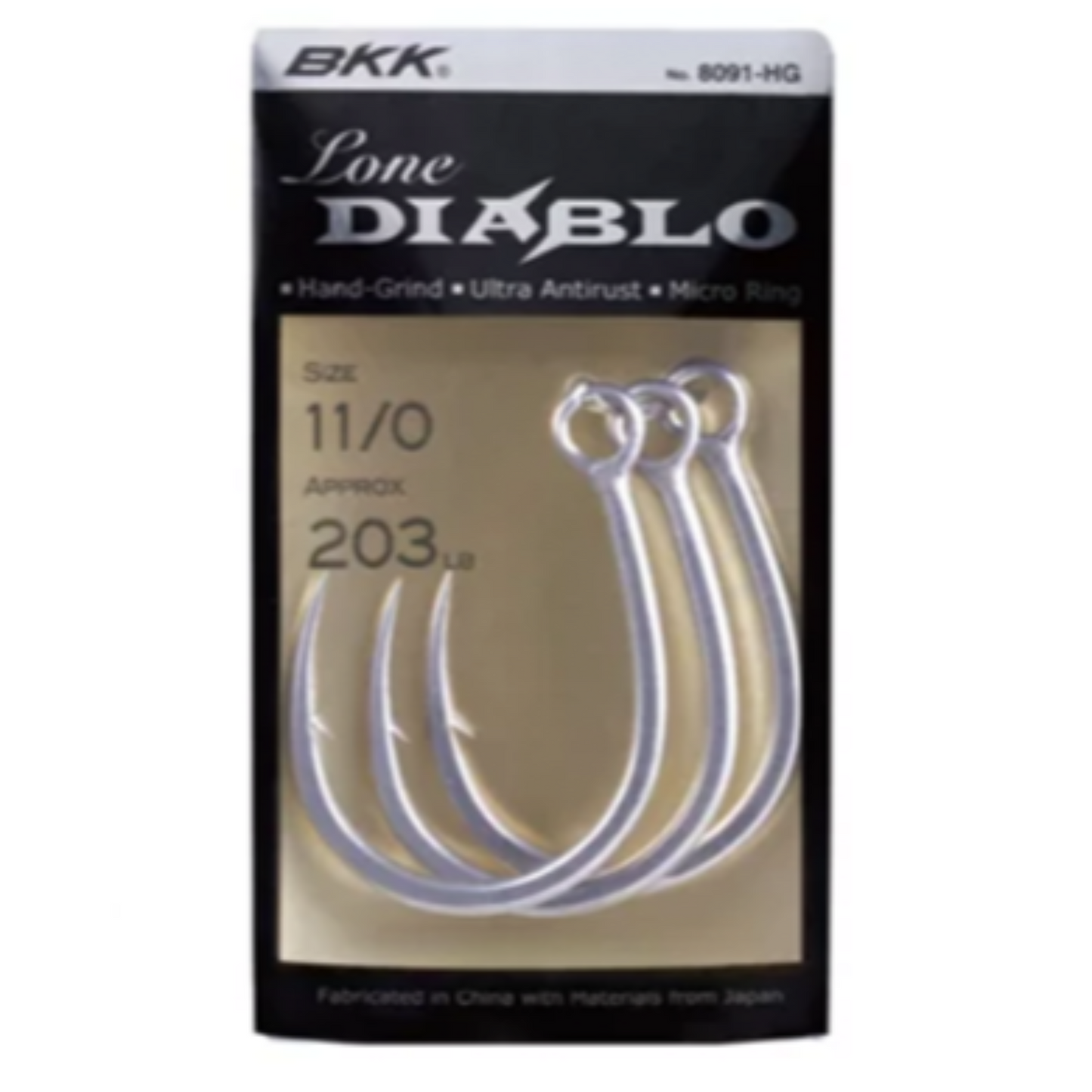 BKK Lone Diablo Single hooks